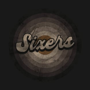 RETRO BLACK WHITE - Sixers T-Shirt