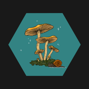 Mushrooms & Snail T-Shirt