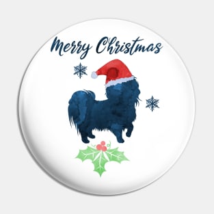 Christmas Shih Tzu Dog Pin