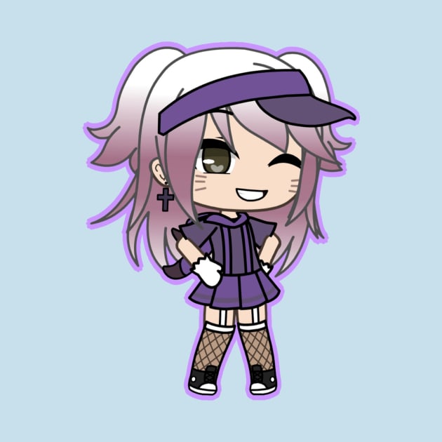 Gacha Purple Cuteness By Froggy by Itz toca froggy