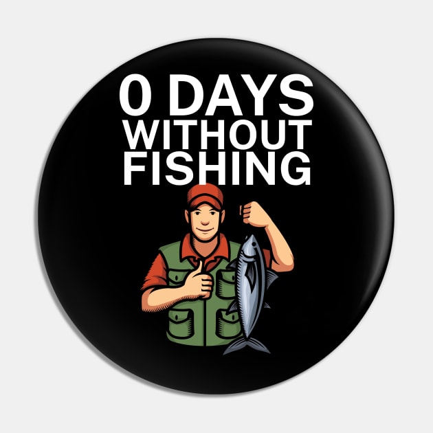 0 days without fishing Pin by maxcode