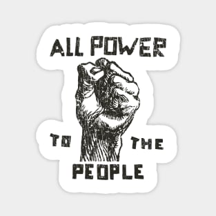 All Power To The People 1966 Magnet