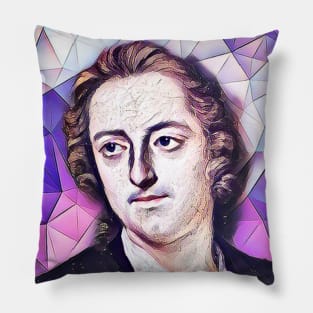 Thomas Gray Pink Portrait | Thomas Gray Artwork 8 Pillow