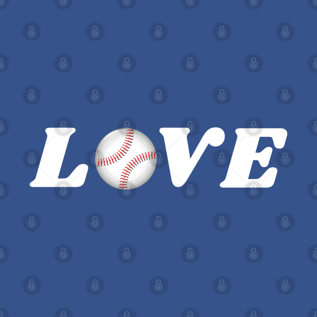 Disover I love baseball - I Love Baseball - T-Shirt