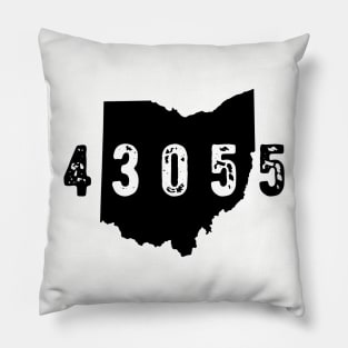 43055 Zip Code Newark Ohio Pillow