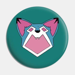 Jolene the Wolf Pin