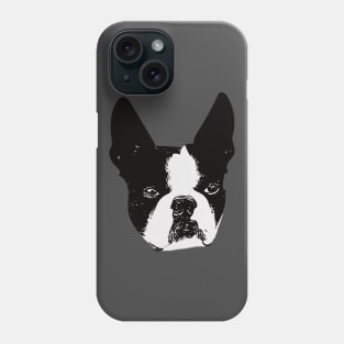 Boston Bull Terrier Face Phone Case