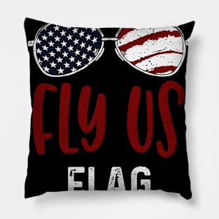 Fly US Flag Pillow