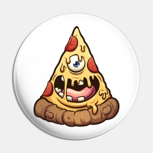 All seeing pizza Pin