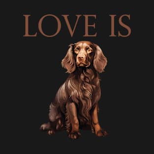 Love is Boykin Spaniel T-Shirt