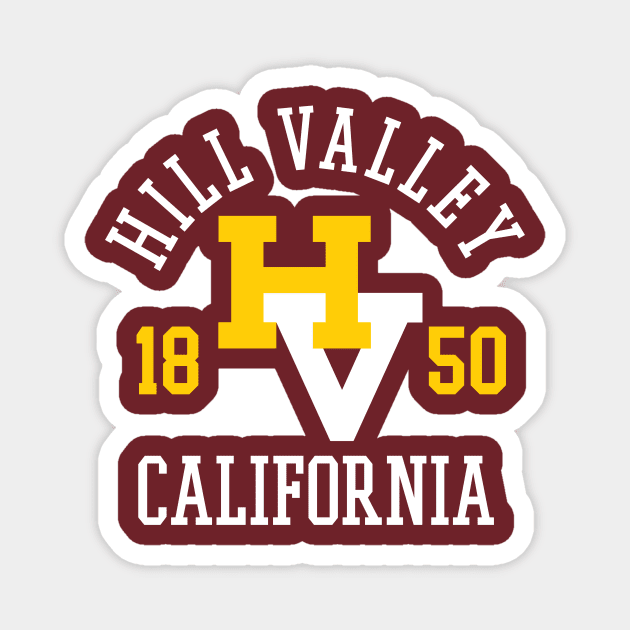 Hill Valley Magnet by MindsparkCreative