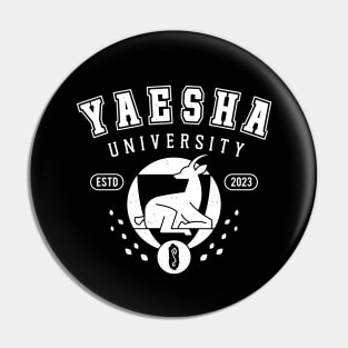 Yaesha University Emblem Pin