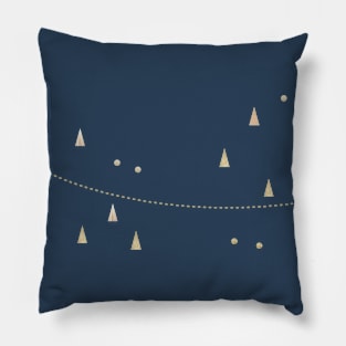 a few golden dots Pillow