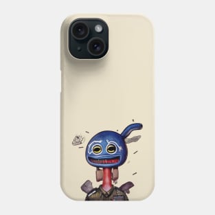 soldier in blue Phone Case