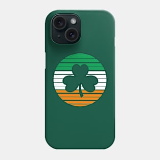 Shamrock Silhouette - Flag - St. Patricks Day Phone Case