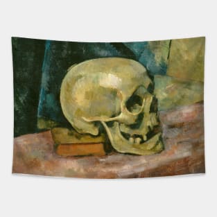 Still Life With Skull by Paul Cezanne Tapestry