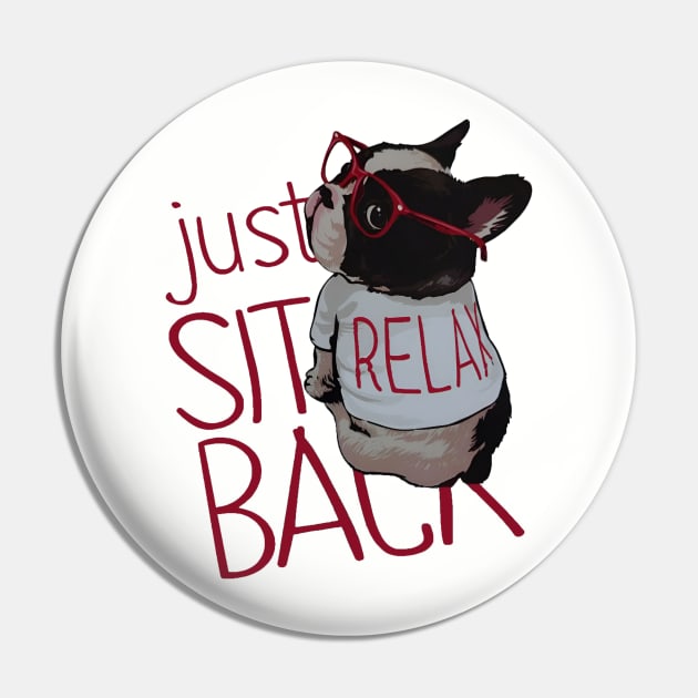 Just Relax Pin by ZoboShop