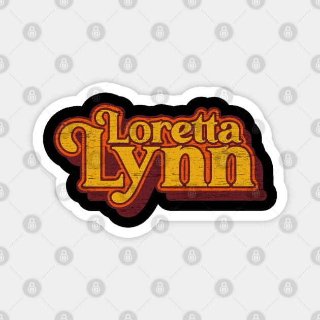 Loretta Lynn / Country Music Legend Magnet by Ilustra Zee Art