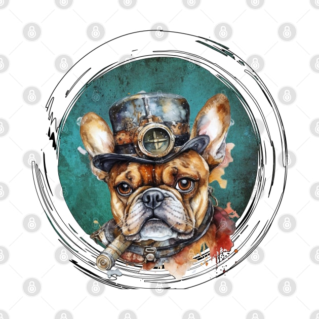 French Bulldog-investigator by piksimp