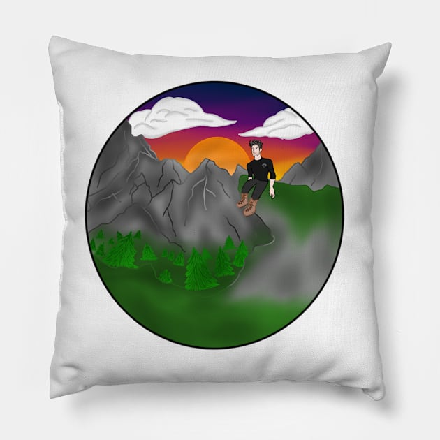 Sunset view Pillow by LieutenantAmoo