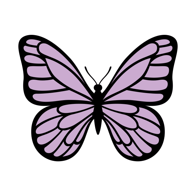 purple Butterfly by elhlaouistore
