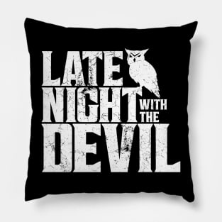 Late Night With The Devil - White Pillow