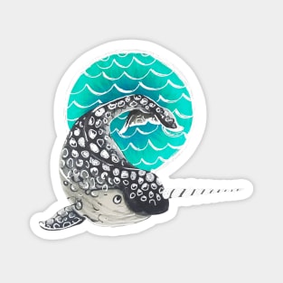 Blue Narwhal Magnet