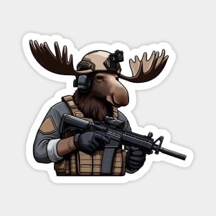 Tactical Moose Magnet