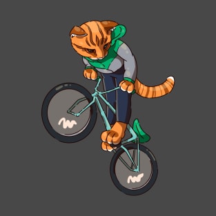 cat cyclist T-Shirt