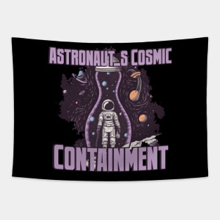 Astronaut's Cosmic Containmen Tapestry