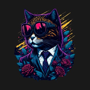 Crime Boss Cat T-Shirt