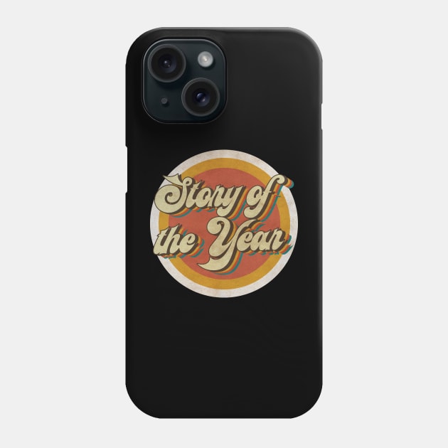 circle vintage Story of the Year Phone Case by KewanAlasStore