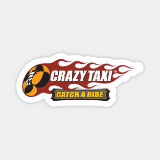 Crazy Taxi Catch a Ride Logo Magnet