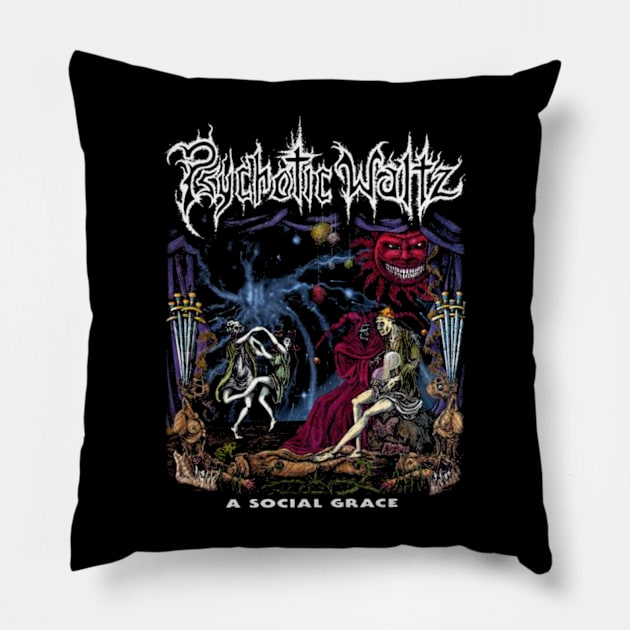 PSYCHOTIC WALTZ MERCH VTG Pillow by PuanRangers Tee