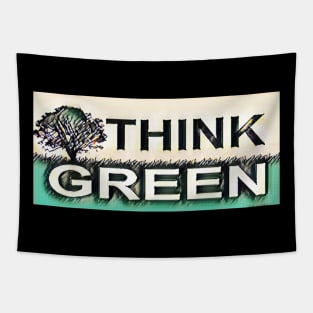 Think Green Tapestry