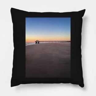 Tybee Island Pier in the Morning Pillow