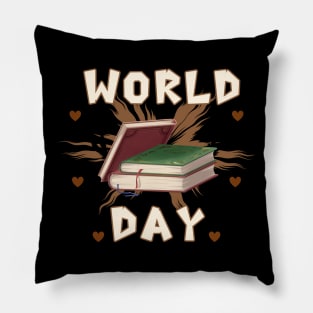 world book day Pillow