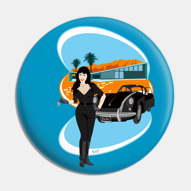 Tura in Palm Springs Pin by Tura Satana Inc