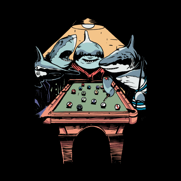 The Pool Sharks // Funny Billiards Velvet Painting Parody by Now Boarding