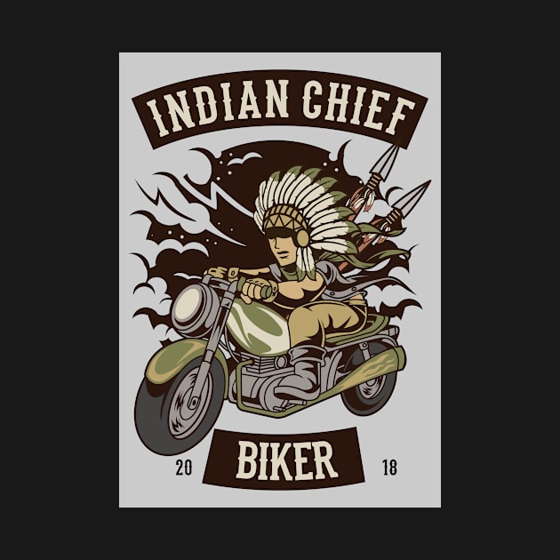 Indian motorcyclists by BK55