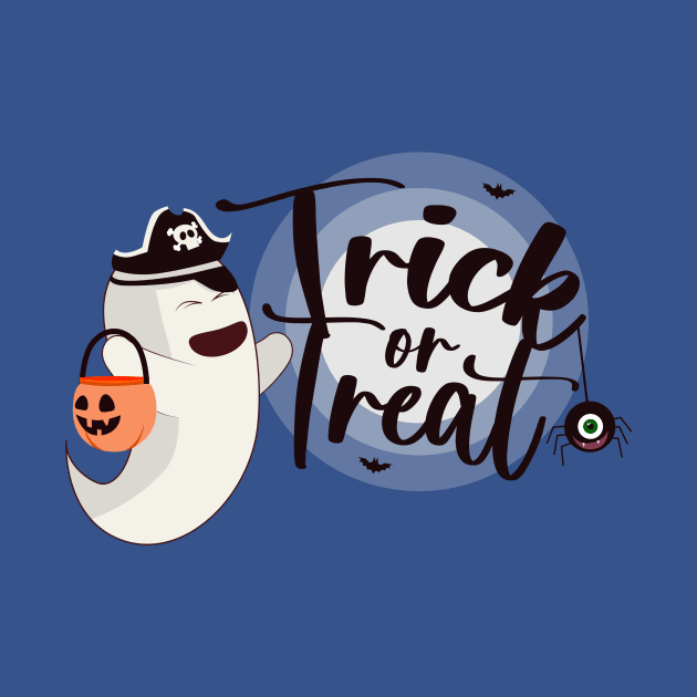 Trick or treat: Let's Ghost by HarlinDesign