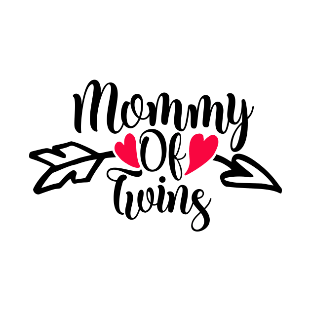 Mommy Of Twins by Coral Graphics