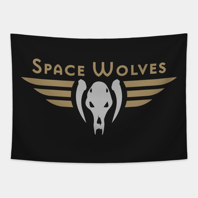 Space Wolves Tabletop Wargaming and Miniatures Addict Tapestry by pixeptional