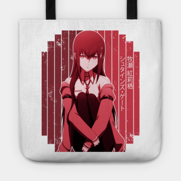 Get Wallpaper Makise Kurisu Red Steins Gate Anime Shirt Steins Gate Sac For Android Free
