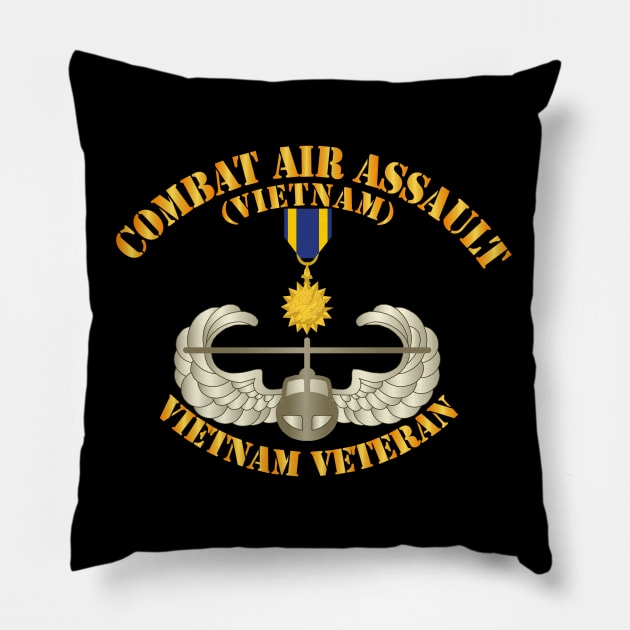 Combat Air Assault - Vietnam w Air Medal Pillow by twix123844