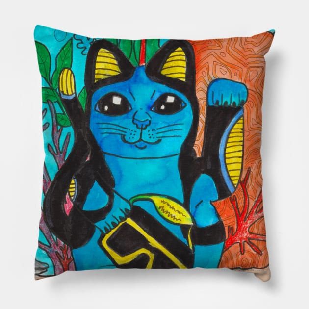 Dory catfish Pillow by JenStedman73