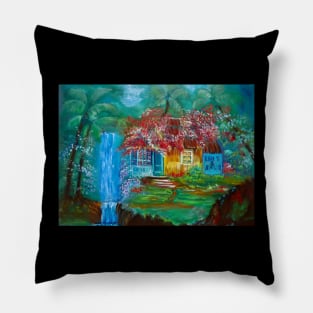 Old Hawaiian Homestead Leis 4 Sale Pillow