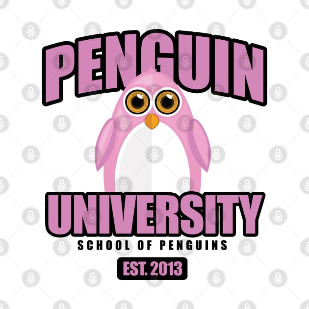 Penguin University - Pink by adamzworld