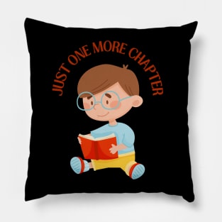 Little brother big brother reading book Just one more chapter I Love Books Bookworm Pillow