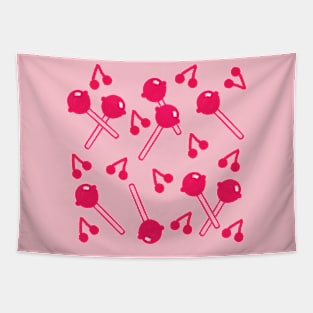 Cherry Lollipops Tapestry